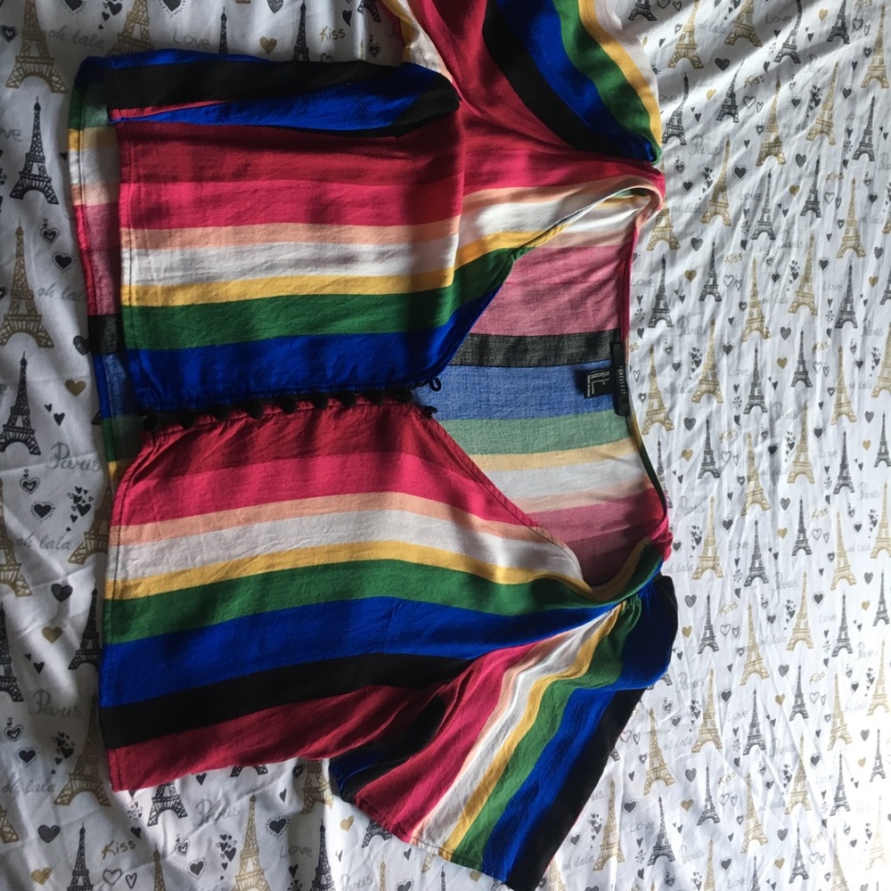 colorful crop top